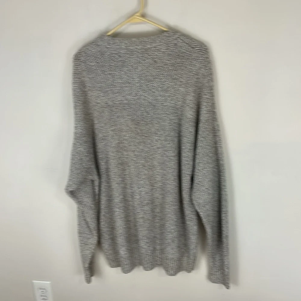 Redhead Brown Tweed Cotton Blend Sweater with Button Packet Size XL
